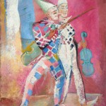 © Третьяковская галерея Павел Кузнецов "Парижские комедианты", 1925 г.