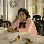 © Третьяковская галерея Валентин Серов "Девочка с персиками", 1887