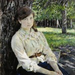 © Третьяковская галерея Валентин Серов "Девушка, освещенная солнцем", 1888