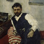 © Третьяковская галерея Валентин Серов "Портрет художника К.А. Коровина", 1891