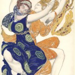 Эскиз костюмов двух Беотиек к балету "Нарцисс" Н.Н.Черепнина. Около 1911