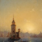Вид Леандровой башни в Константинополе. 1848. (с) Третьяковская галерея